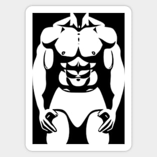 Muscle Man Physique Sticker